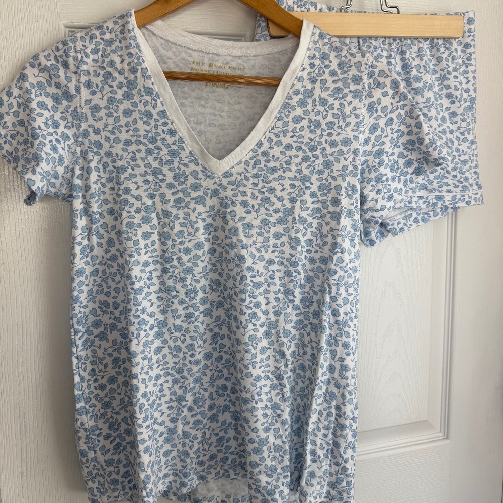 The Beaufort Bonnet Company Women's Lounge/Pajama Set in Greenbriar Garden